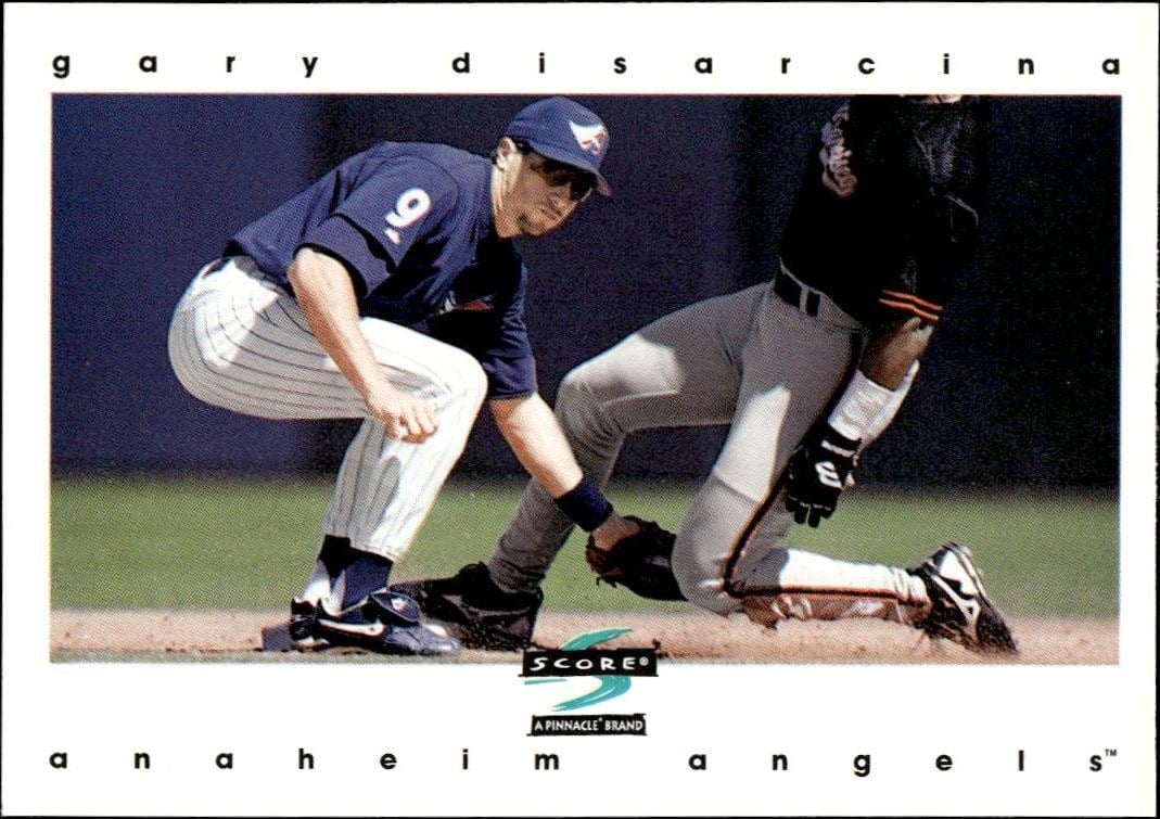 1997 Pinnacle Score Gary DiSarcina #423 trading card