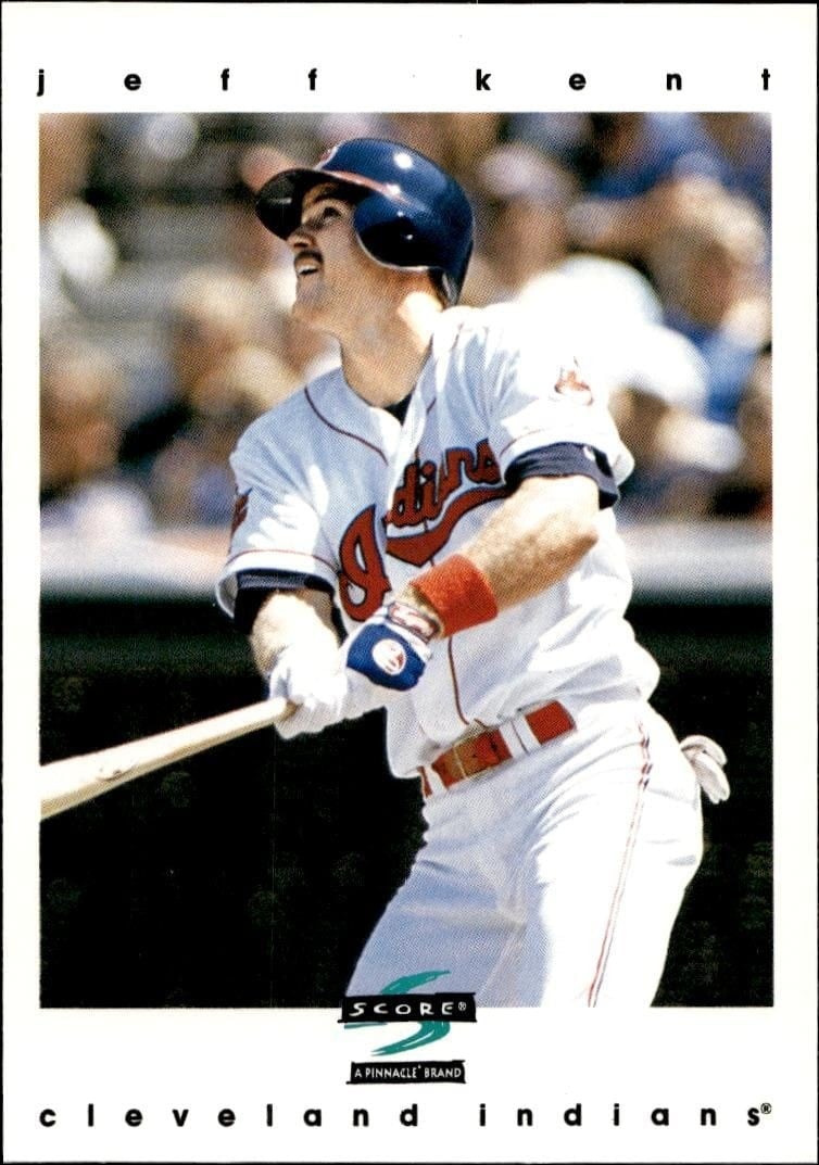 Jeff Kent 1997 Pinnacle Score #13 Baseball Trading Card - Front 1997 Pinnacle Score Jeff Kent #13 baseball trading card front