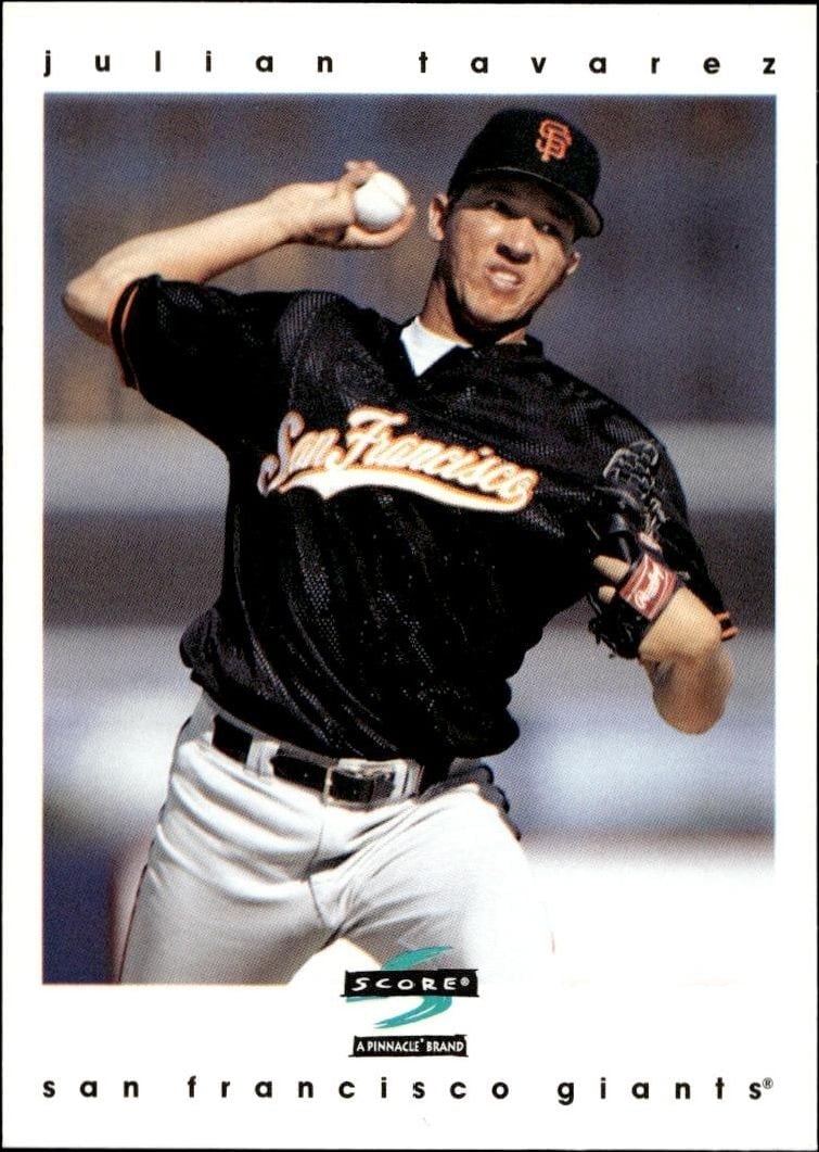 1997 Pinnacle Score Julian Tavarez #373 trading card