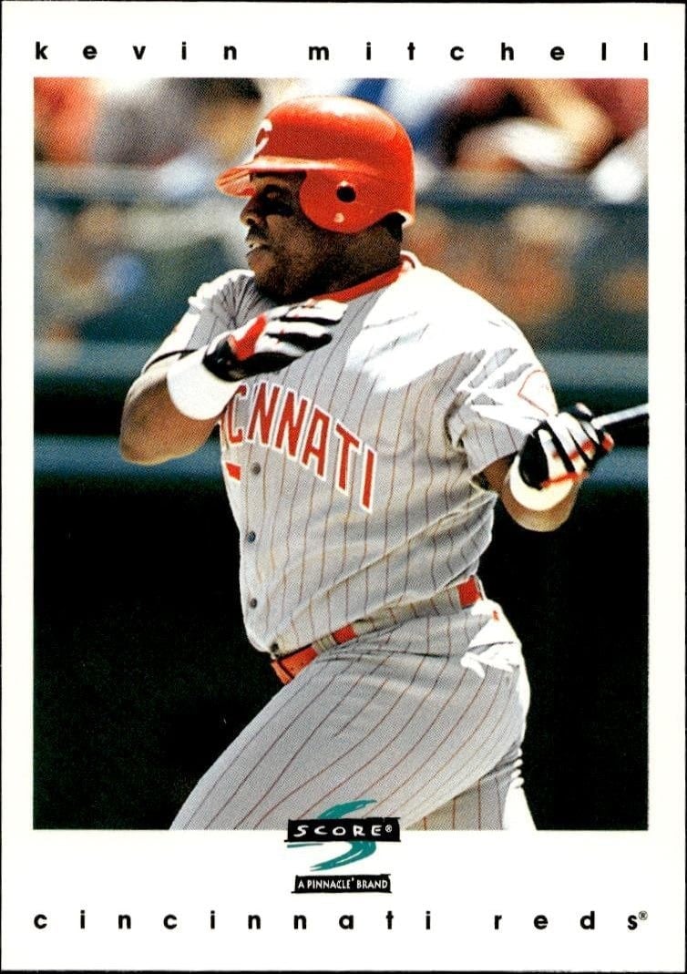 1997 Pinnacle Score Kevin Mitchell #296 trading card