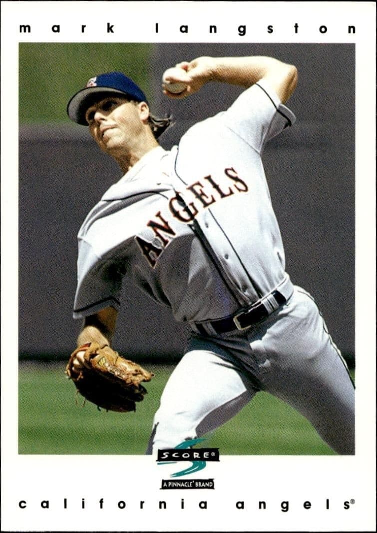 1997 Pinnacle Score Mark Langston #287 trading card