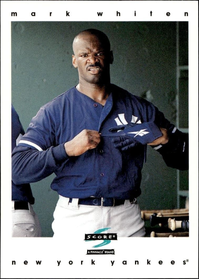 1997 Pinnacle Score Mark Whiten #354 trading card