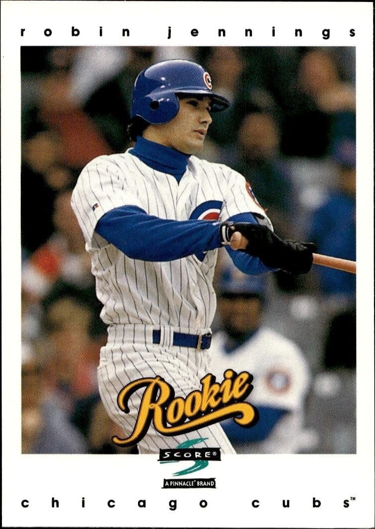 Robin Jennings 1997 Pinnacle Score #319 Baseball Trading Card - Front 1997 Pinnacle Score Robin Jennings #319 baseball trading card front