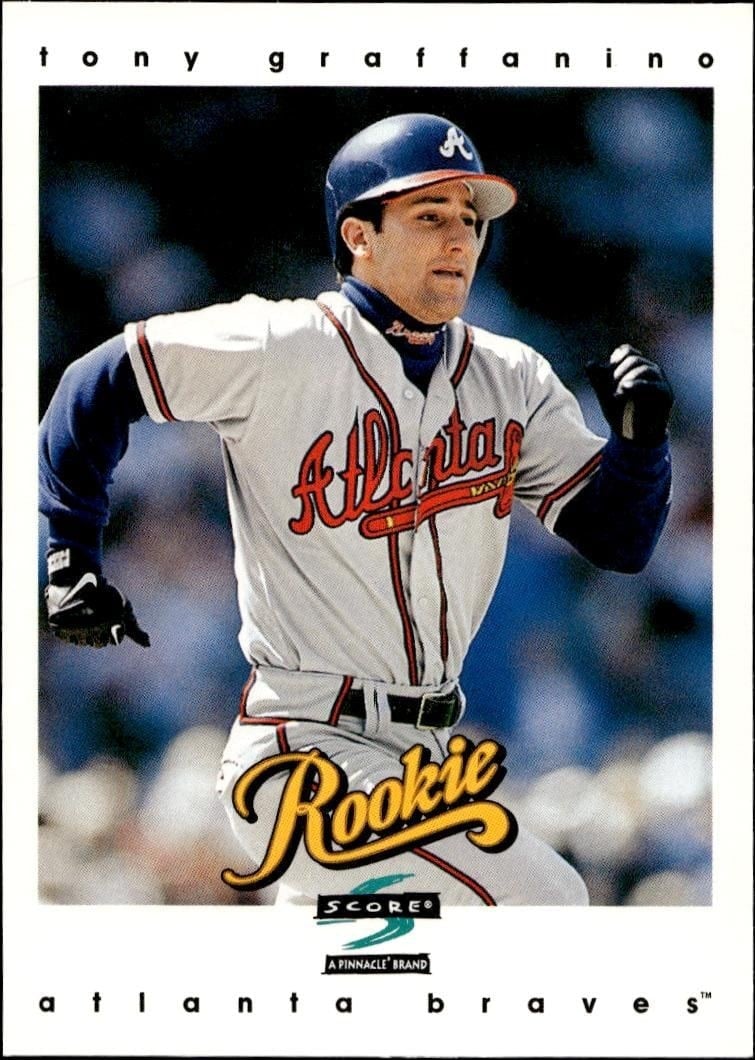 Tony Graffanino 1997 Pinnacle Score #311 Baseball Trading Card - Front 1997 Pinnacle Score Tony Graffanino #311 baseball trading card front