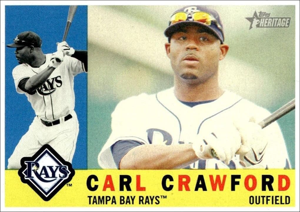 2009 topps Carl Crawford
