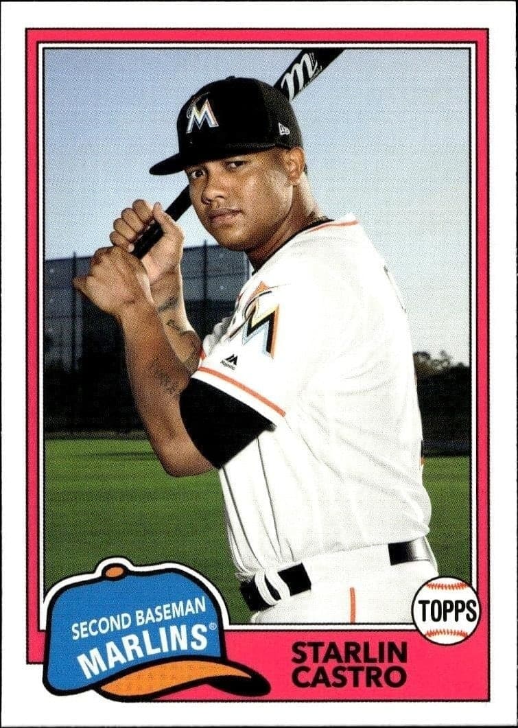 2018 Topps Archives Starlin Castro #209 trading card