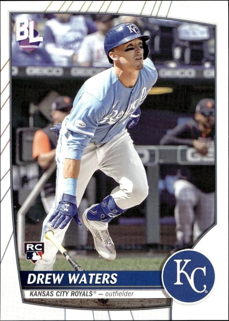 Drew Waters 2023 Topps Big League #7 Baseball Trading Card - Front 2023 Topps Big League Drew Waters #7 baseball trading card front