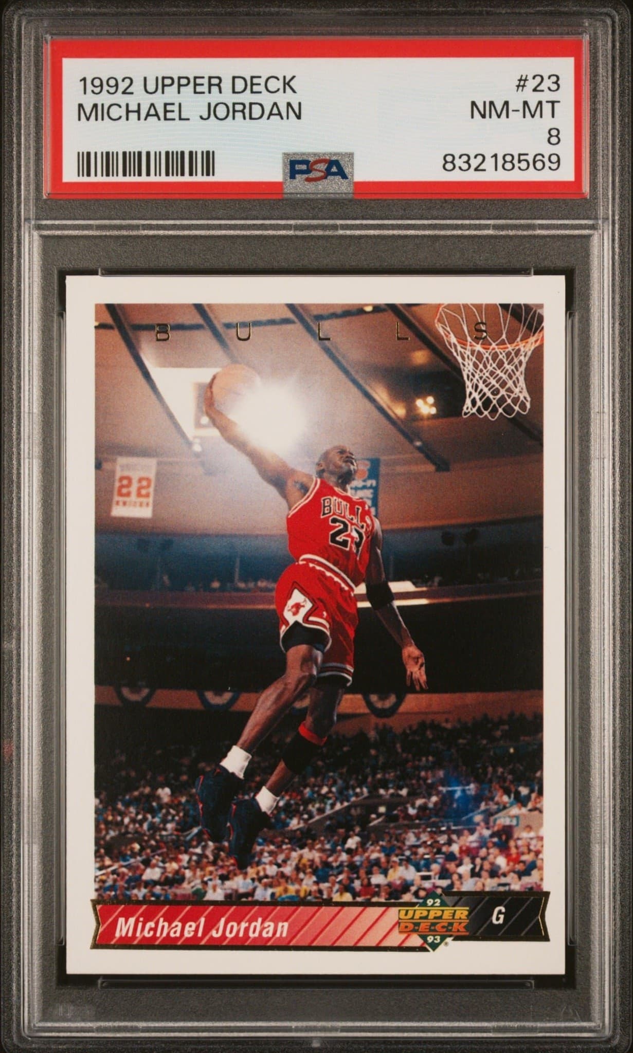 1992-93 Upper-Deck Michael Jordan #23 trading card