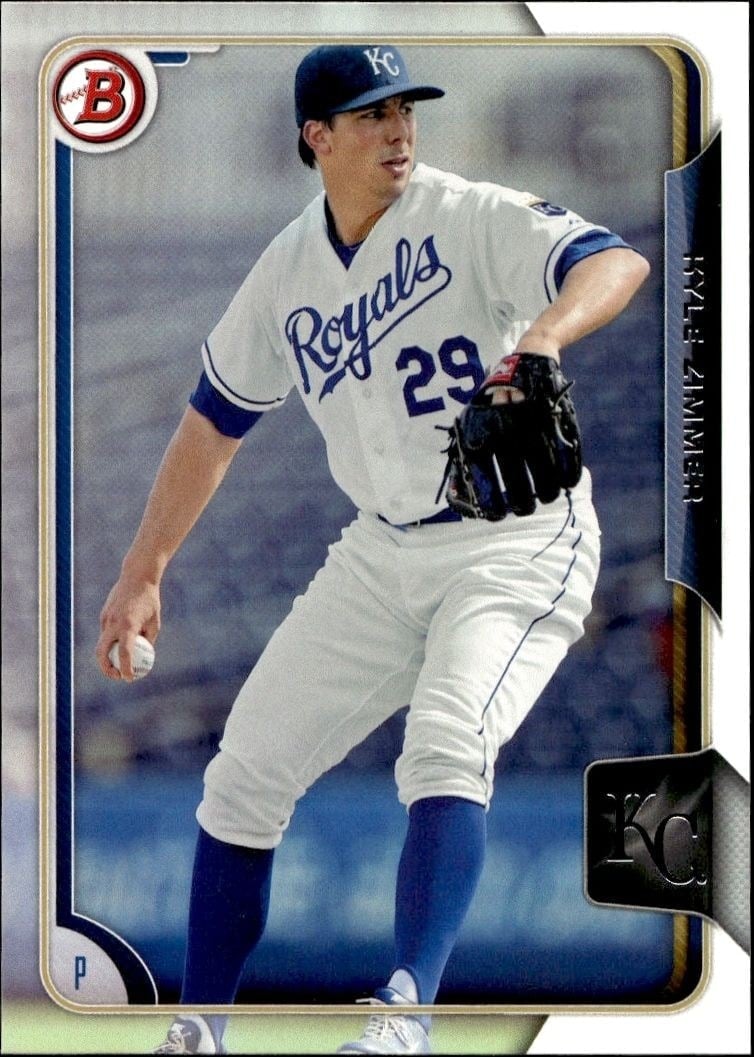 2015 Bowman Draft Kyle Zimmer #BP73 trading card