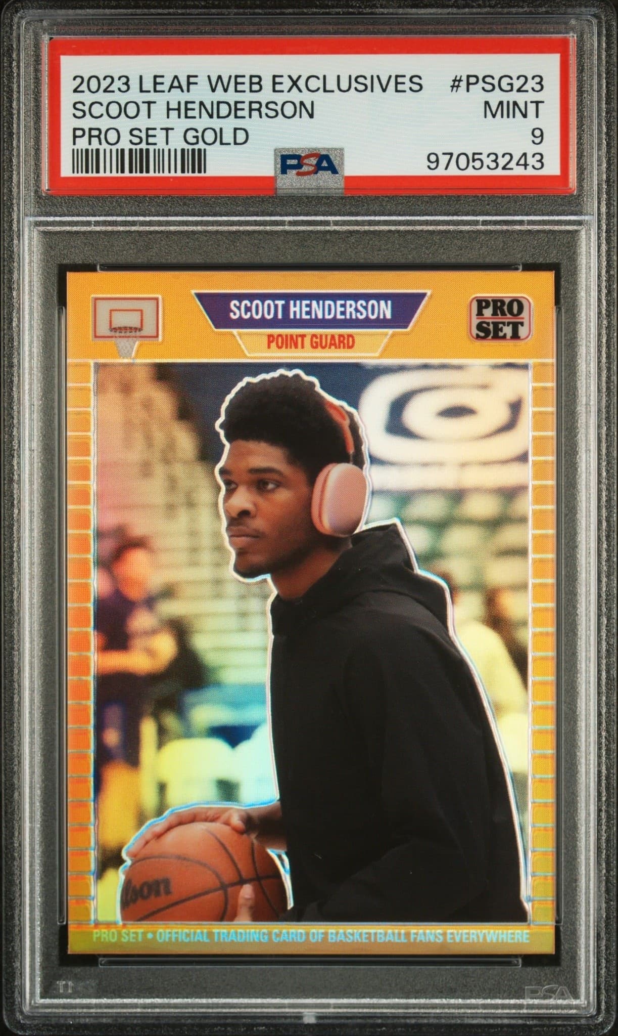 2023-24 Leaf Pro Set Metal Scoot Henderson #PSG-23 trading card