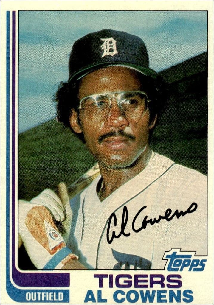 Al Cowens 1982 Topps #575 Baseball Trading Card - Front 1982 Topps Al Cowens #575 baseball trading card front