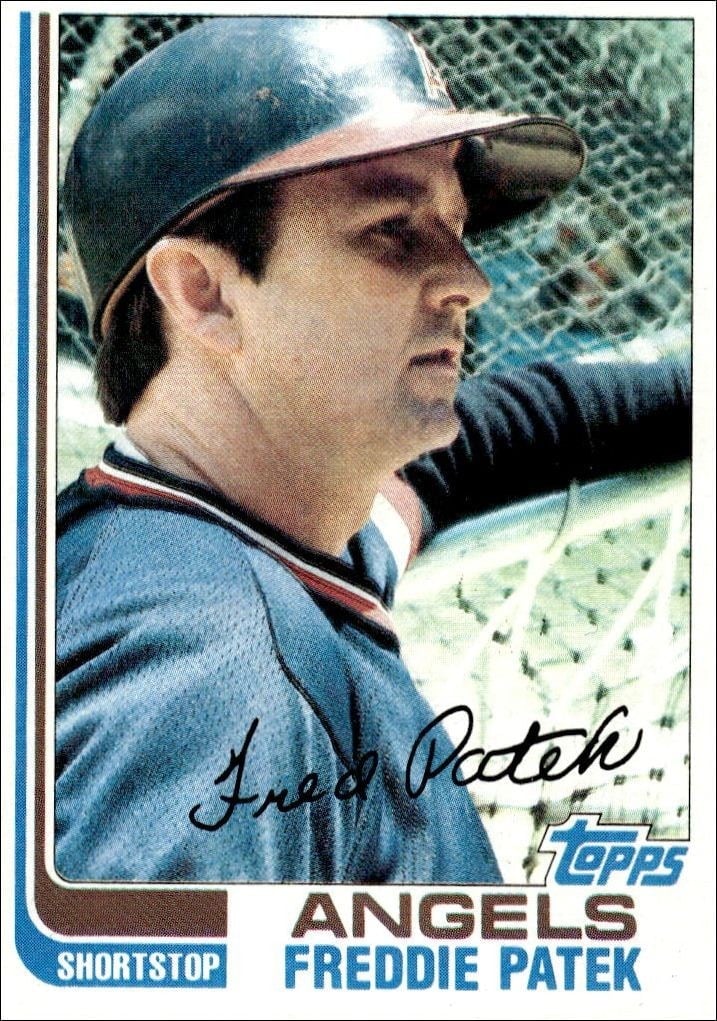 Freddie Patek 1982 Topps #602 Baseball Trading Card - Front 1982 Topps Freddie Patek #602 baseball trading card front