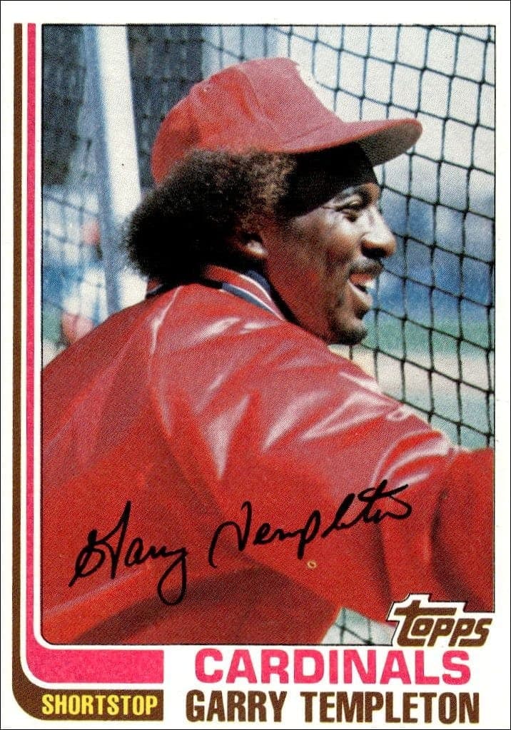 1982 Topps Garry Templeton #288 trading card