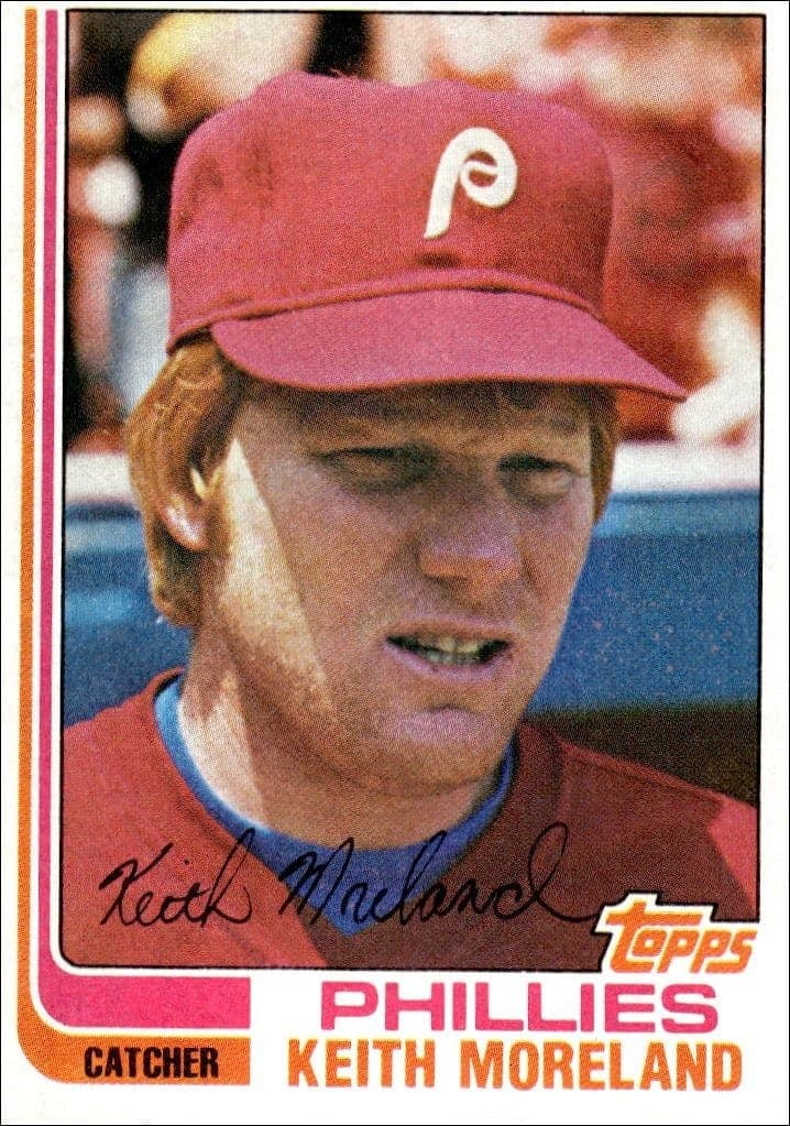 1982 Topps Keith Moreland #384 trading card