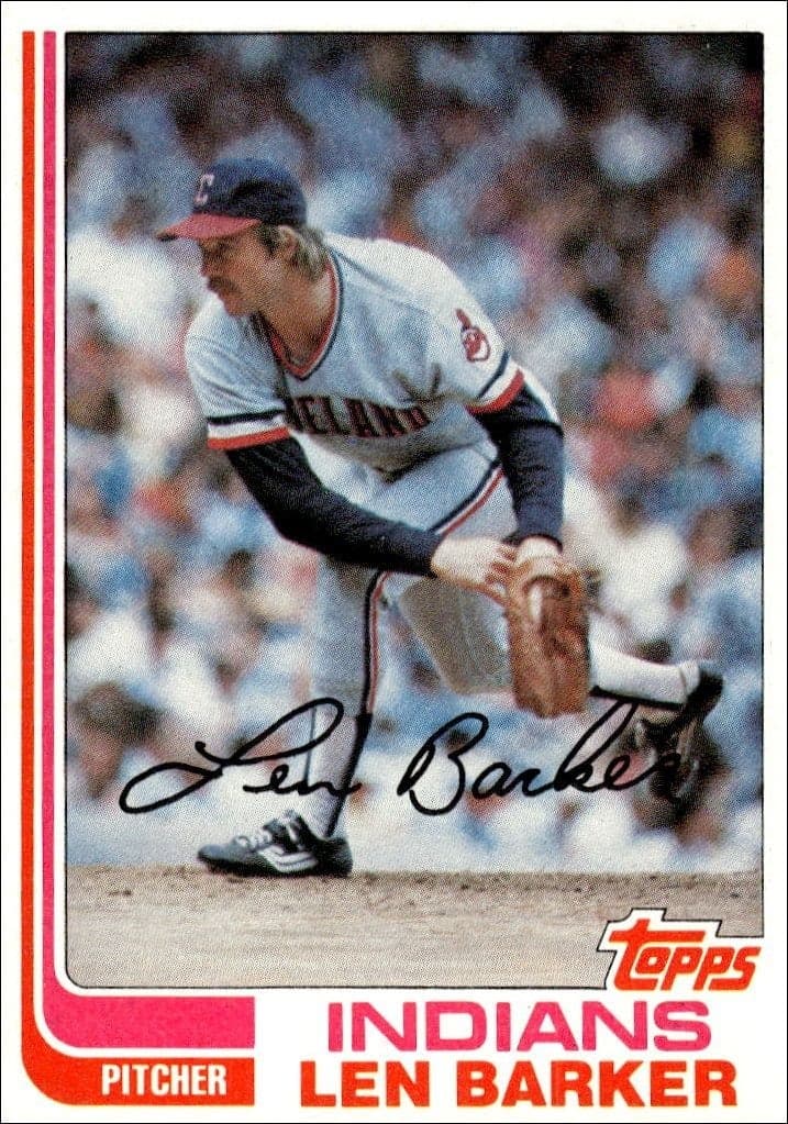 1982 Topps Len Barker #360 trading card