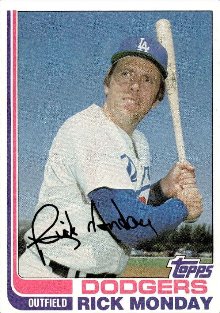 1982 Topps Rick Monday #577 trading card