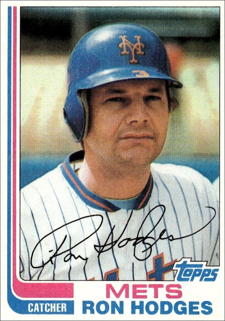 Ron Hodges 1982 Topps #234 Baseball Trading Card - Front 1982 Topps Ron Hodges #234 baseball trading card front