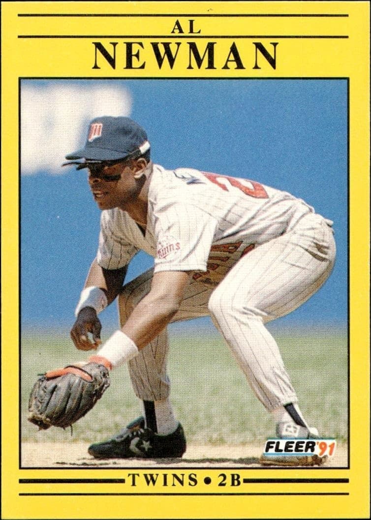 1991 Fleer Al Newman #621 trading card