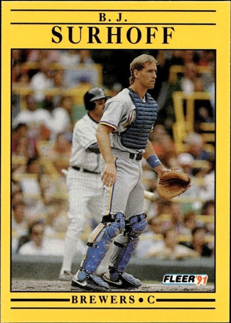 1991 Fleer B.J. Surhoff #598