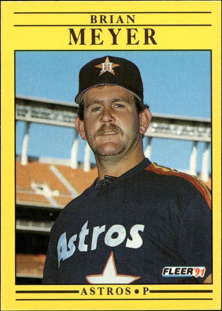 1991 Fleer Brian Meyer #510 trading card