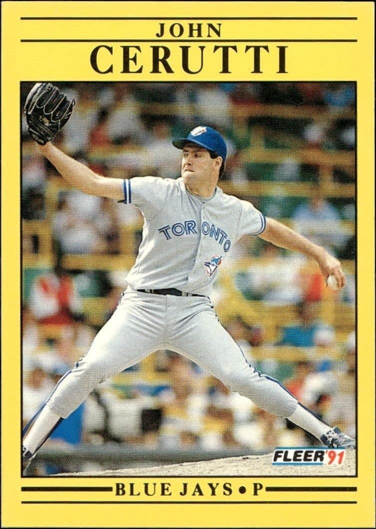 1991 Fleer John Cerutti #172 trading card