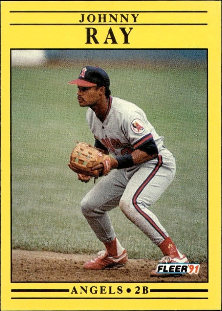 1991 Fleer Johnny Ray #323 trading card