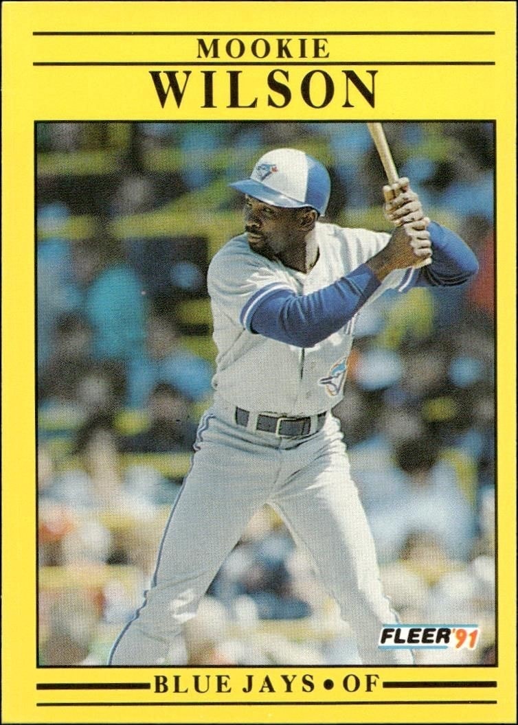 1991 Fleer Mookie Wilson #192