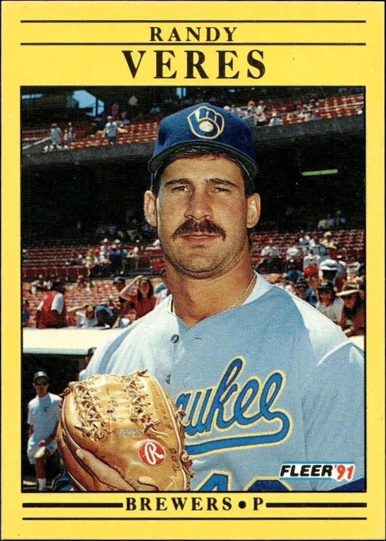 1991 Fleer Randy Veres #600