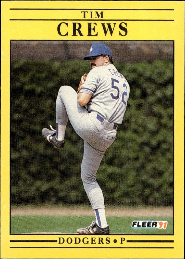 1991 Fleer Tim Crews #197