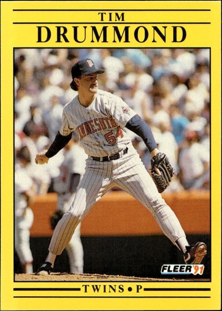 1991 Fleer Tim Drummond #607