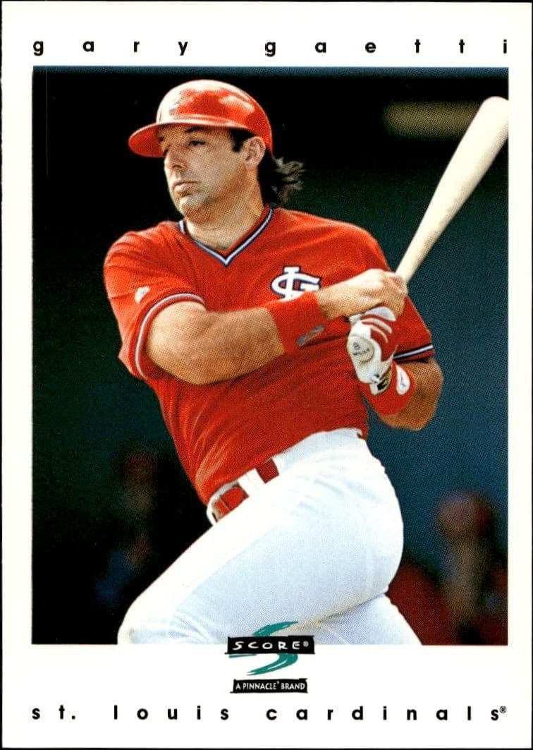 1997 Pinnacle Score Gary Gaetti #295 trading card