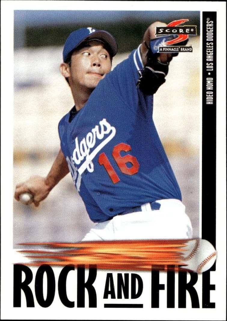 1997 Pinnacle Score Hideo Nomo #522 trading card