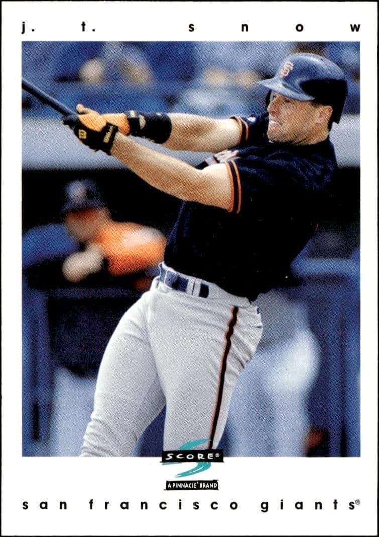 1997 pinnacle J.T. Snow