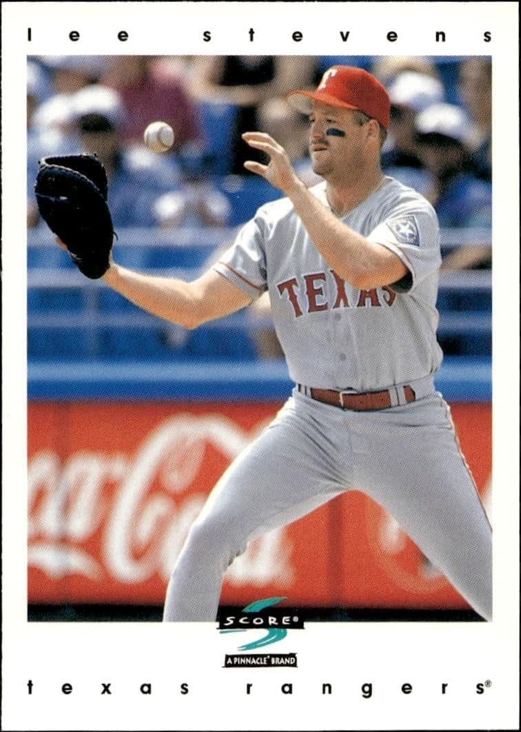 1997 Pinnacle Score Lee Stevens #376 trading card