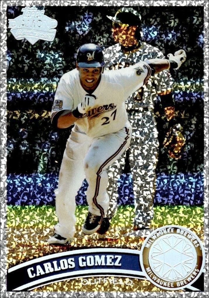 2011 topps Carlos Gomez