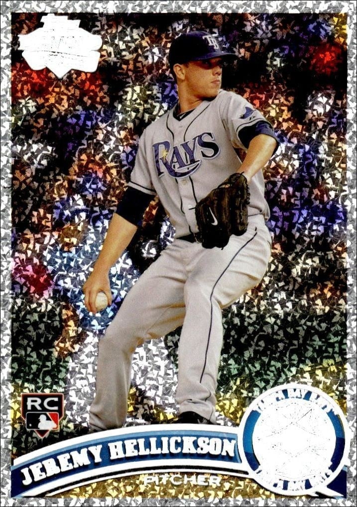Jeremy Hellickson 2011 Topps #165 Baseball Trading Card - Front 2011 Topps Jeremy Hellickson #165 baseball trading card front