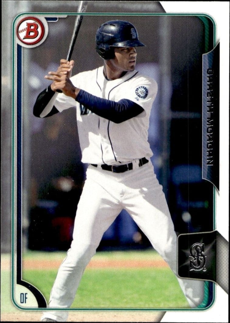 Gareth Morgan 2015 Bowman Draft #BP66 Baseball Trading Card - Front 2015 Bowman Draft Gareth Morgan #BP66 baseball trading card front