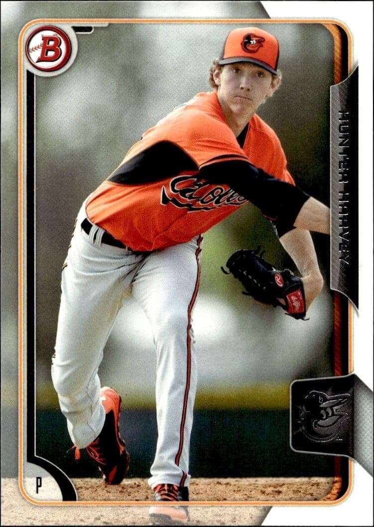 2015 Bowman Draft Hunter Harvey #BP26