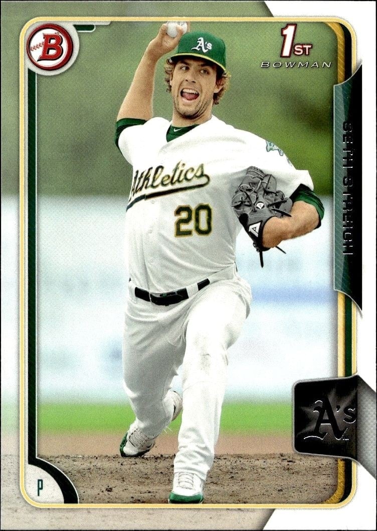 Seth Streich 2015 Bowman Draft #BP96 Baseball Trading Card - Front 2015 Bowman Draft Seth Streich #BP96 baseball trading card front