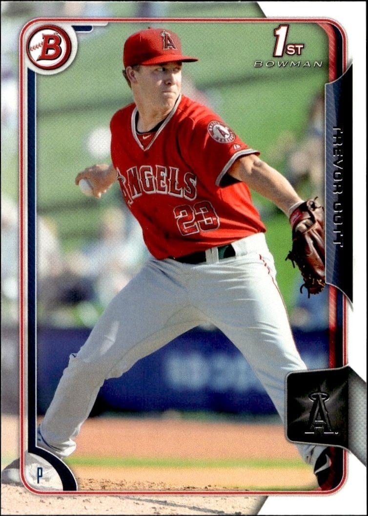 2015 Bowman Draft Trevor Gott #BP17 trading card