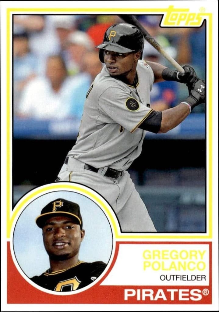 Gregory Polanco 2015 Topps Archives #288 Baseball Trading Card - Front 2015 Topps Archives Gregory Polanco #288 baseball trading card front