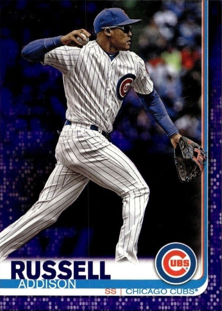 2019 Topps Series 2 Addison Russell #633 trading card