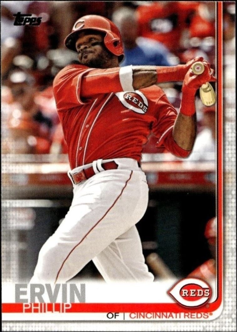 Phillip Ervin 2019 Topps Series 2 #558 Baseball Trading Card - Front 2019 Topps Series 2 Phillip Ervin #558 baseball trading card front