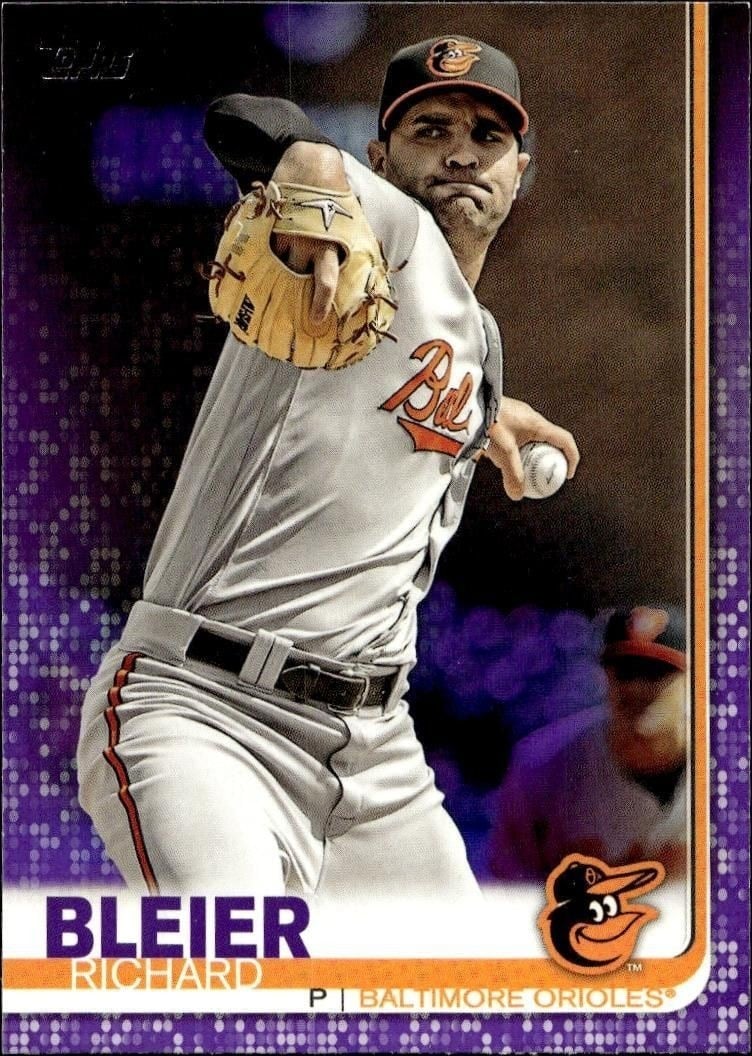 Richard Bleier 2019 Topps #207 Baseball Trading Card - Front 2019 Topps Richard Bleier #207 baseball trading card front