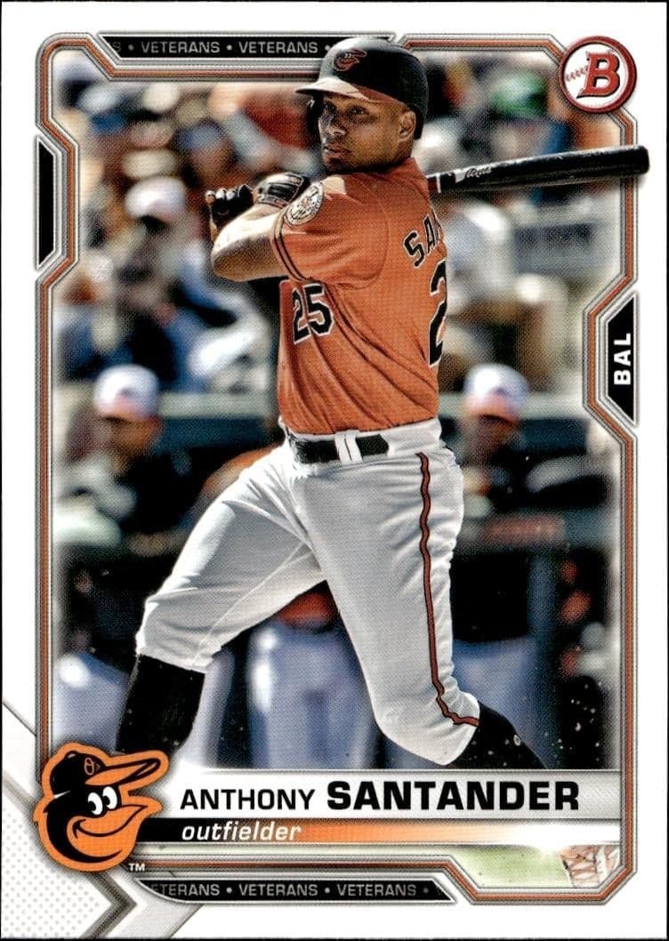 2021 Bowman Anthony Santander #3 trading card