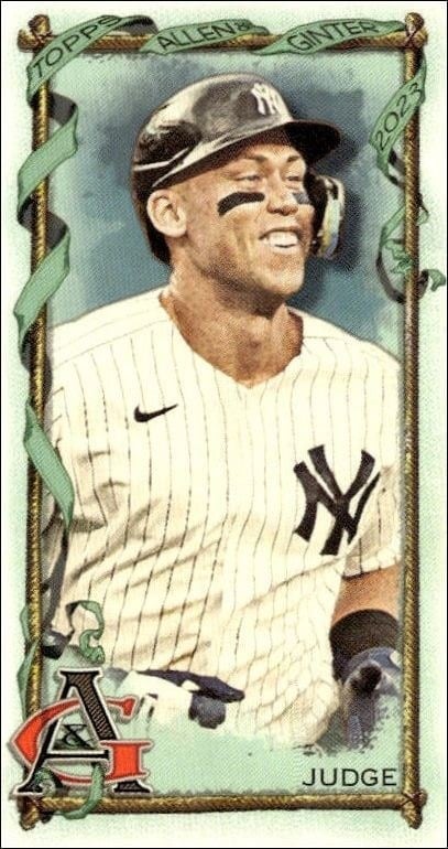 2023 Topps Allen & Ginter Aaron Judge #69 trading card