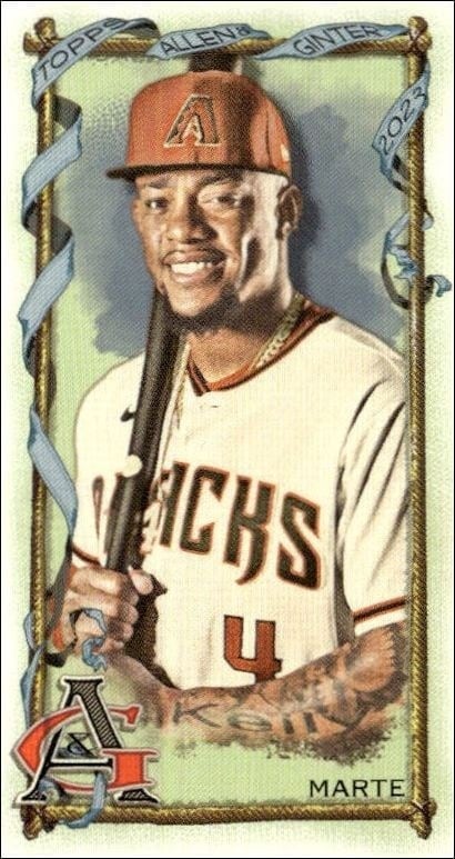 2023 Topps Allen & Ginter Ketel Marte #170 trading card