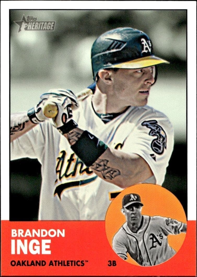 2012 Topps Heritage High Number Brandon Inge #H656 trading card