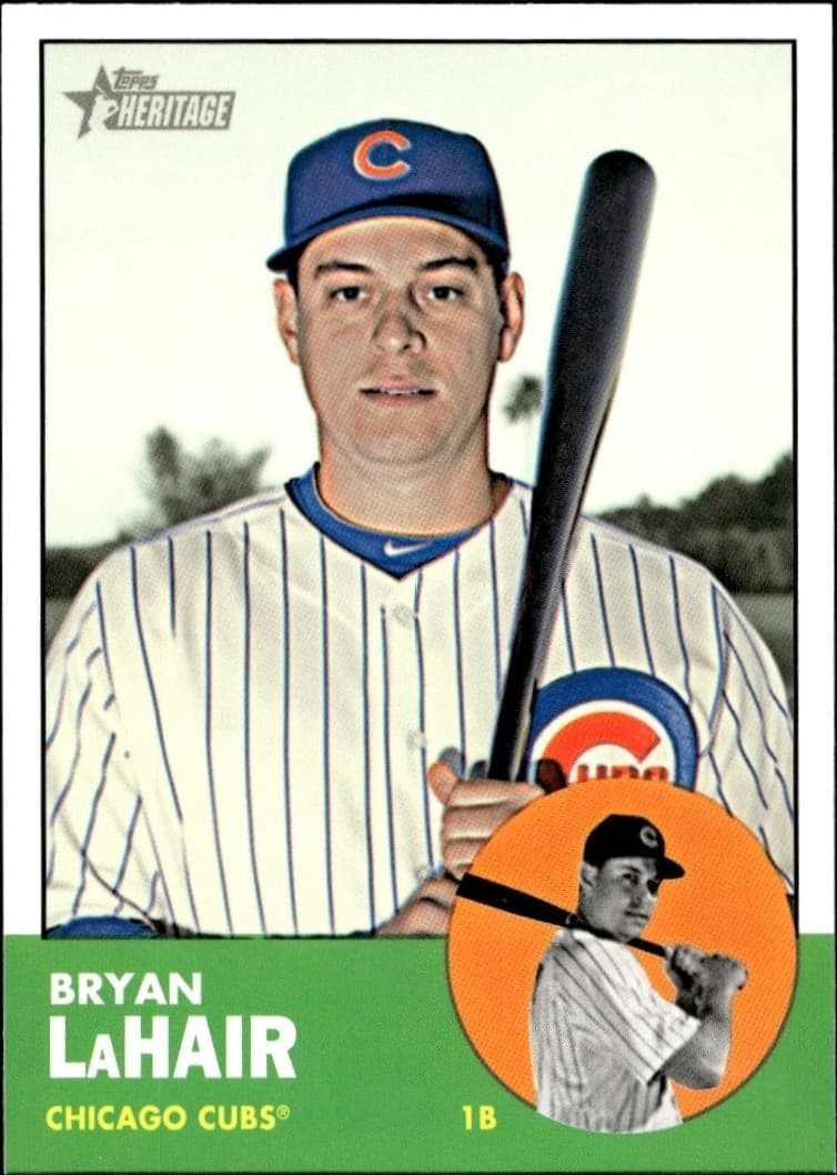 2012 Topps Heritage High Number Bryan Lahair #H587 trading card