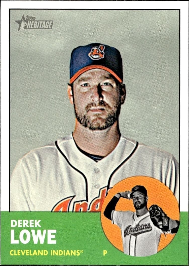 2012 Topps Heritage High Number Derek Lowe #H602 trading card
